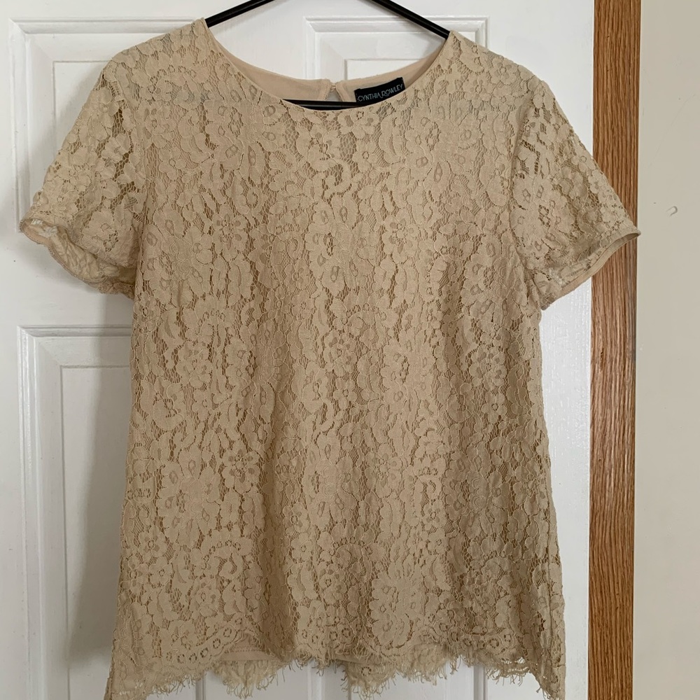 Lace tee
